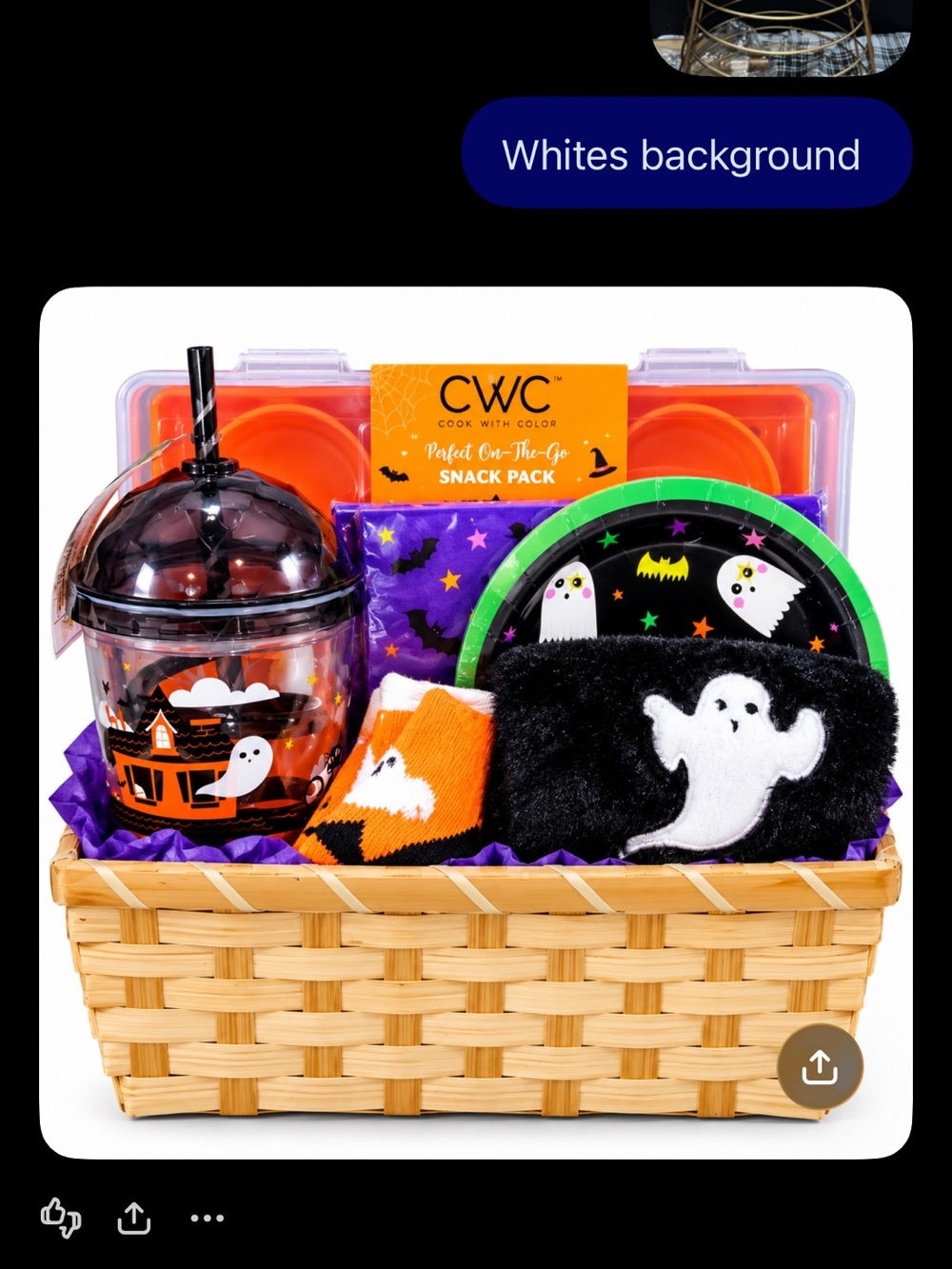 CWC Halloween Kids Snack Pack Gift Basket - Orange & Black 👻